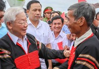 Tổng Bí thư, Chủ tịch nước dự ngày hội Đại đoàn kết ở Đắk Lắk