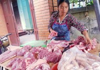29 tết, giá thịt heo tăng từ 5%-10%