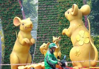 Những chú chuột lí lắc trong Hội hoa xuân Canh Tý 2020