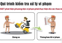 Quy trình kiểm tra xử lý vi phạm của CSGT