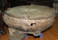 Ngư dân phát hiện trống đồng trên sông Cổ Chiên