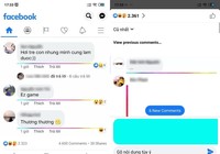 Cách đăng bình luận Facebook có đường kẻ đầy màu sắc