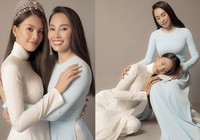 Tiểu Vy khoe sắc cùng mẹ trong bộ ảnh mới