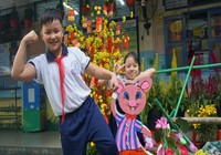 Trường học tưng bừng đón tết