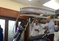 Giá lắp điện mặt trời cũng như...xe dream Trung Quốc