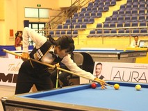 Nữ cơ thủ duy nhất tại giải Billards carom...