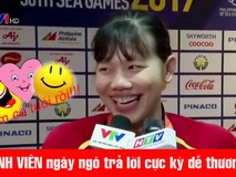 Ánh Viên chạy show trả lời phỏng vấn ngây...