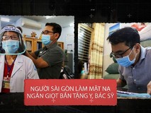 Người Sài Gòn làm mặt nạ ngăn giọt bắn...