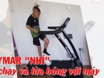 'Tiểu Neymar' chạy và lừa bóng với máy