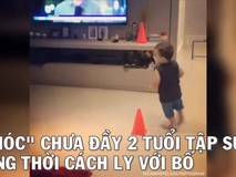 Chưa đủ 2 tuổi đã biết chạy và sút...
