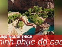 Thử thách độ cao nhảy từ vách núi