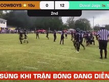 Kinh hoàng xả súng khi hai đội đang thi...