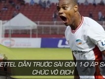 Bruno ghi bàn hiệp 1, Viettel áp sát chức...