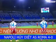 Cảm động Napoli tưởng nhớ Maradona bằng chiến thắng...