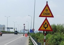 Dải bê tông trên đường dẫn gây tai nạn không có trong luật