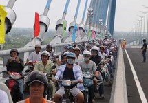 Người miền Tây hân hoan đón cầu dây văng thứ hai qua sông Hậu
