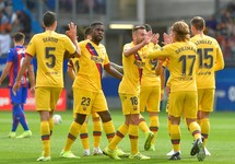Siêu sao rực sáng, Barca đánh bại Eibar, tạm chiếm ngôi đầu