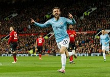 Thắng thuyết phục MU, Man City đòi lại ngôi đầu Premier League