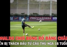 Ronaldo bị cầu thủ trẻ ở học viện ‘thách đấu’