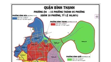 Quận Bình Thạnh đề xuất sắp xếp còn 5 phường, có phường Gia Định 
