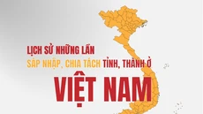 Nhìn lại lịch sử những lần chia tách, sáp nhập tỉnh ở Việt Nam