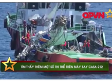 Video: Tìm thấy thêm một số thi thể trên máy bay CASA 212