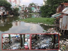 Vứt rác xuống kênh, bao giờ mới hết ngập?