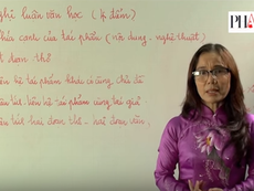 Cách làm phần Nghị luận văn học, môn Ngữ văn