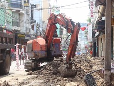 Người dân ủng hộ việc thi công phố đi bộ Bùi Viện