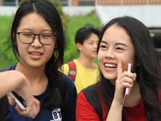 Đề Anh Văn, học sinh khá giỏi có thể được điểm tối đa