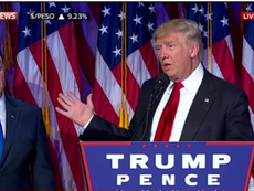 Clip: Phát biểu của ông Trump sau khi giành chiến thắng