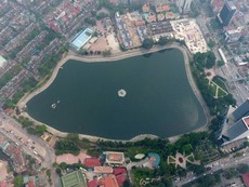 Clip: Hồ Thành Công Hà Nội nhìn từ trên cao