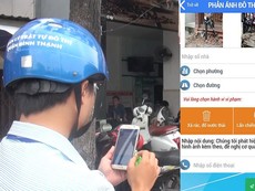 Tố giác vi phạm trật tự vỉa hè, chỉ cần 5 giây