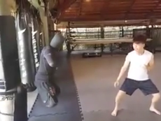 Clip 'cao thủ võ lâm' luyện tuyệt chiêu