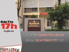 Nguyên chánh Tòa Dân sự Cà Mau bị 24 tháng tù treo