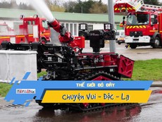 Video: Lộ diện đội 'xe tăng' chữa cháy Nhà thờ Đức Bà Paris