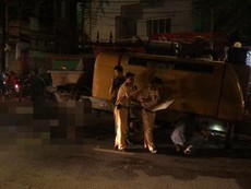 Nhân chứng kể vụ 2 thanh niên lao xe vào máy bơm bê tông