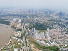 Toàn cảnh Khu đô thị Thủ Thiêm nhìn từ trên cao
