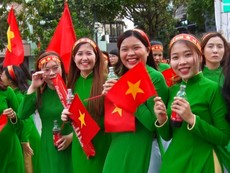 Không khí ở TP.HCM trước giờ diễn ra trận bán kết