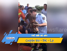 Video: Hồi hộp giải cứu bé trai rơi xuống hố sâu