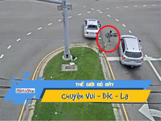 Bị cảnh sát rượt đuổi, nghi phạm nhảy ra khỏi xe thoát thân
