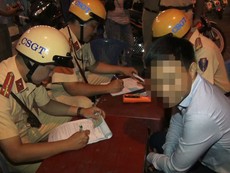 TP.HCM: 200 người bị xử lý nồng độ cồn theo Nghị định 100