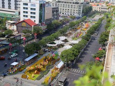 Cận cảnh đường hoa Nguyễn Huệ 2020 trước ngày khai mạc