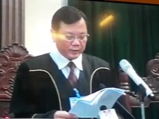Clip: Tòa tuyên án ông Đinh La Thăng và các đồng phạm