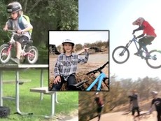 Clip: Cậu bé 3 tuổi biểu diễn đi khả năng đi xe đạp địa hình