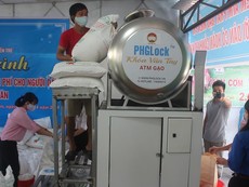 Máy ATM gạo miễn phí cho người nghèo lan tỏa đến Bến Tre