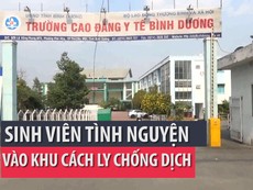 47 sinh viên tình nguyện phục vụ tại các khu cách ly