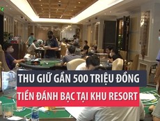 Video: Nhóm người nước ngoài tổ chức đánh bạc trong resort