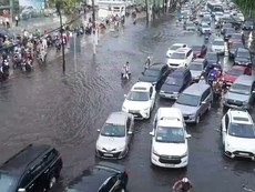 TP.HCM còn 22 tuyến đường ngập nước