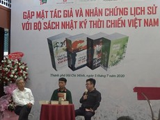 Gặp tác giả và nhân chứng lịch sử ‘Nhật ký thời chiến VN’